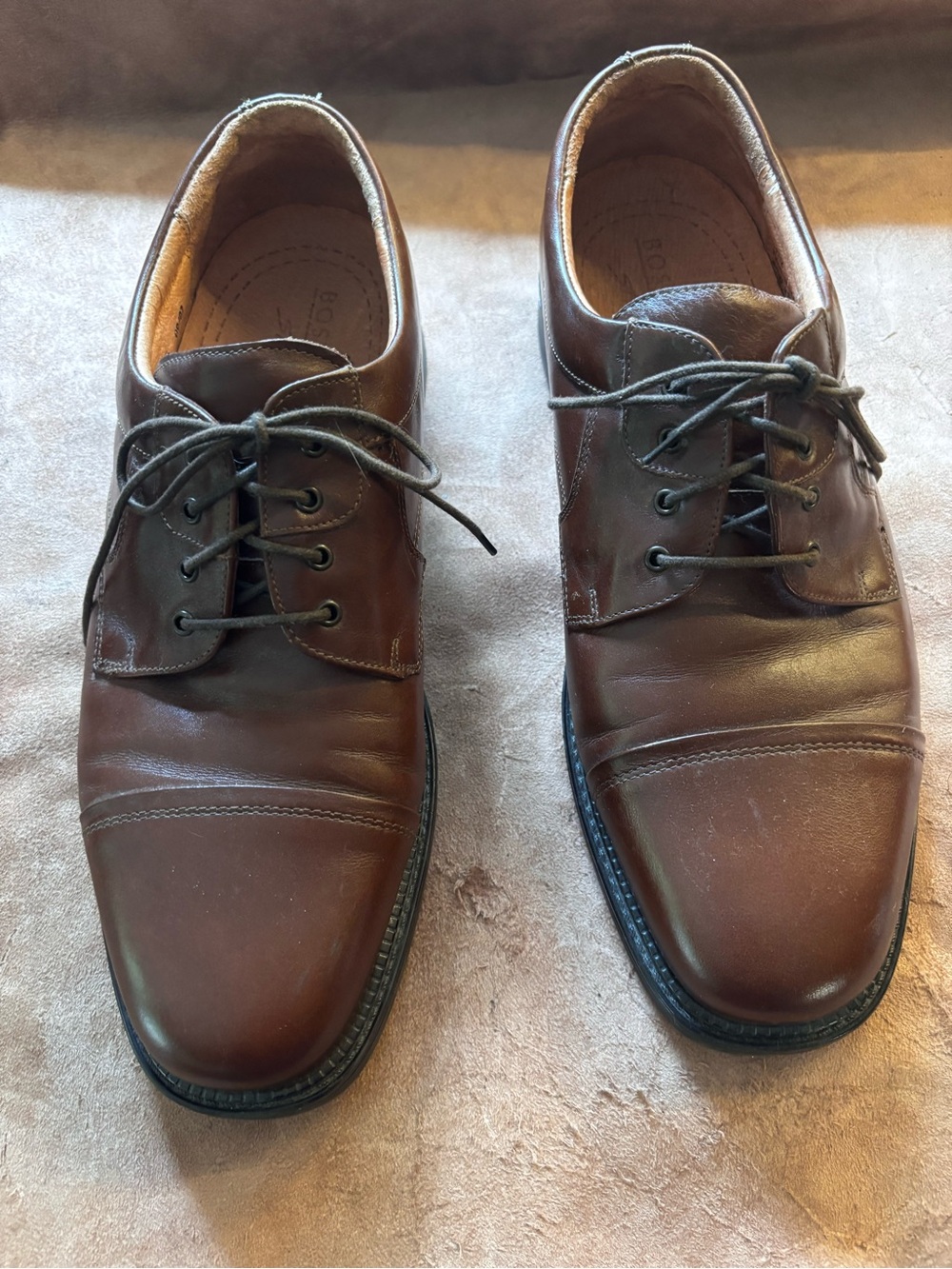 Bostonian Men's Brown Leather Lace-Up Oxfords